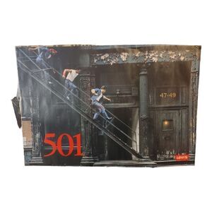 VINTAGE LEVI'S POSTER 501 MODEL". 1970s.